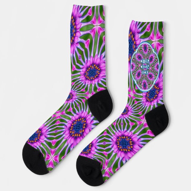 Esthetic Daisy Pattern Socks (Left)