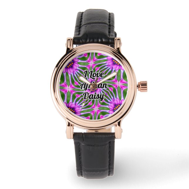 Esthetic Daisy Pattern Watch (Front)