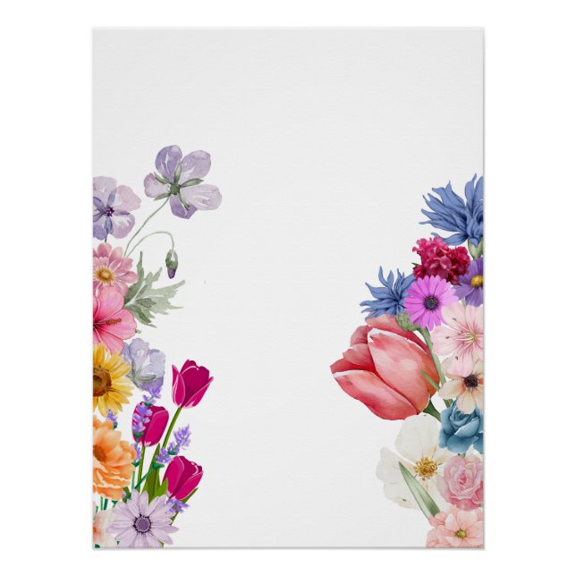 Esthetic Floral Design – Flower Poster (Front)