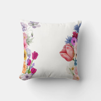 Esthetic Floral Design – Flower Throw Pillow