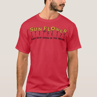 Esthetic Lover Sunflower Plant New Seeds in The M T-Shirt