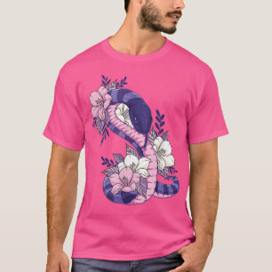Esthetic Pastel Goth Snake Flower Fairy Grunge Go T-Shirt