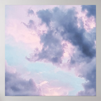 Esthetic Sky and Cloud Poster