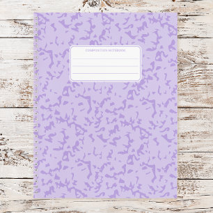 Esthetic Soft Pastel Marble Composition Notebook