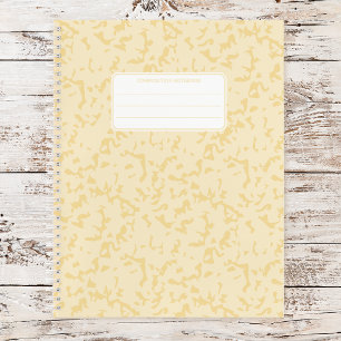 Esthetic Soft Pastel Marble Composition Notebook