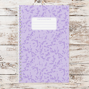 Esthetic Soft Pastel Marble Composition Notebook