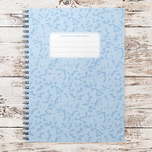 Esthetic Soft Pastel Marble Composition Notebook