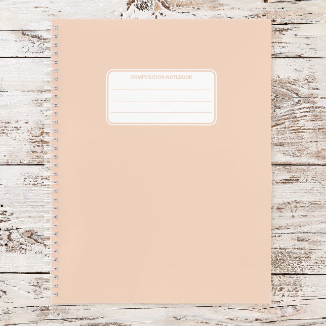 Esthetic Soft Pastel Solid Color Composition Notebook (Creator Uploaded)