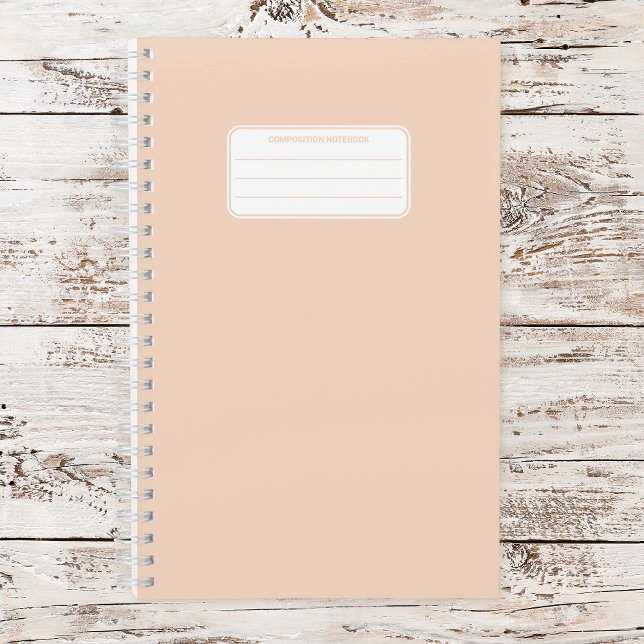 Esthetic Soft Pastel Solid Color Composition Notebook (Creator Uploaded)