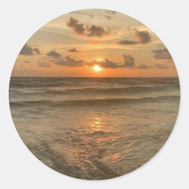 Esthetic Sunset sticker (Front)