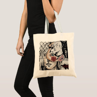 esthetic Surreal Art Tote Bag – Edgy Alternative C