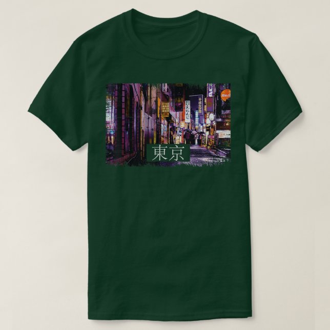 Esthetic Vaporwave Japan 80s 90s Meme Tokyo49 T-Shirt (Design Front)