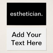 Esthetician (Front & Back)