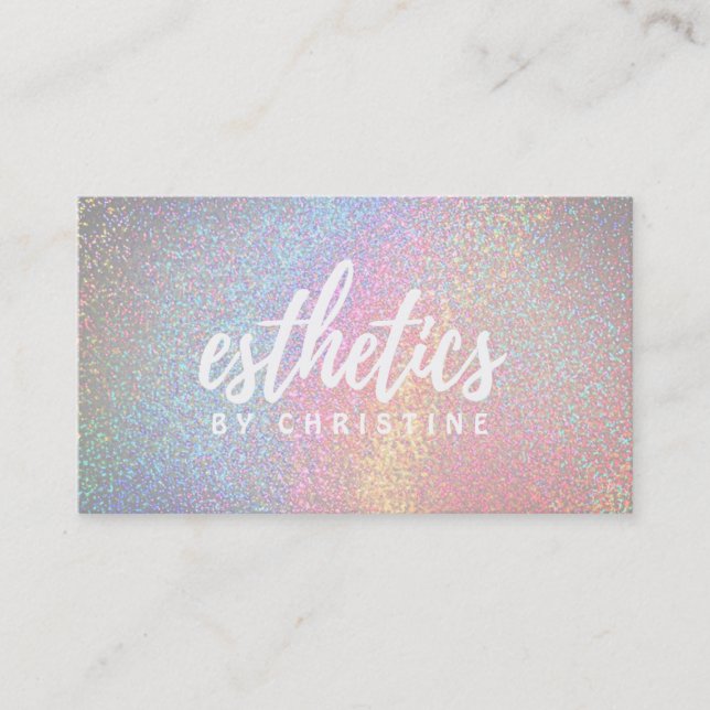 esthetician appointment card (Front)