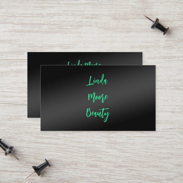 Esthetician Beauty  Calling Card (Front/Back In Situ)