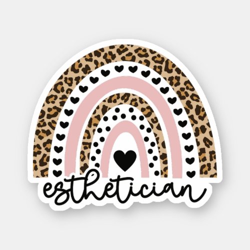 Esthetician Beauty Care New Licensed Esthetician Sticker