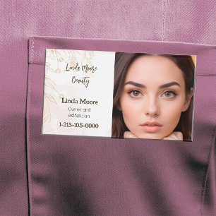 Esthetician Beauty Salon Name Tag