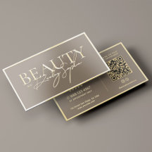Esthetician Beauty Salon Taupe Gold Frame