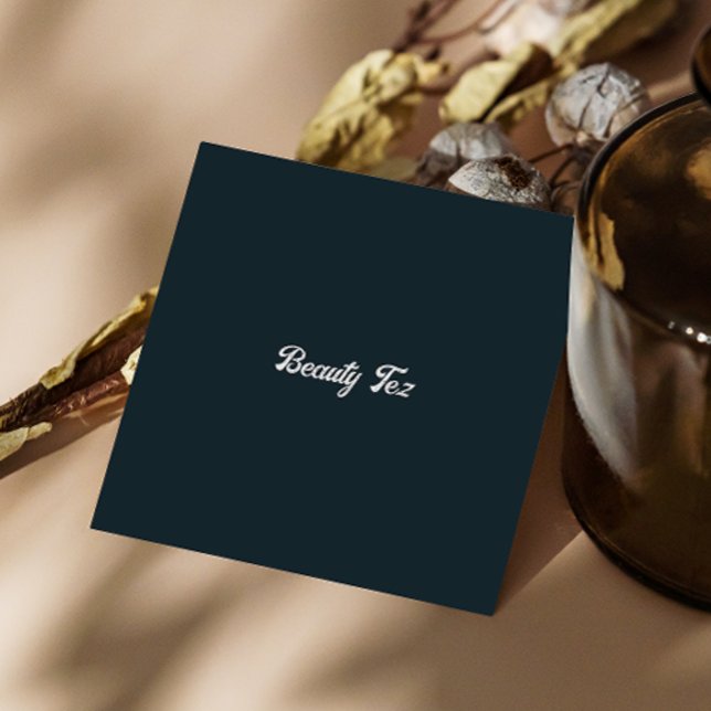 Esthetician Black White Gray Grey Qr Code  Square Business Card (Esthetician Black White Gray Grey Qr Code Square Business Card)