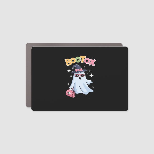 Esthetician Botox Halloween Aesthetic Nurse Plasti Car Magnet (Front)