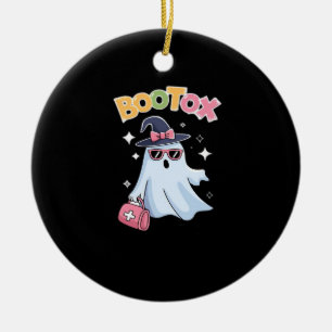 Esthetician Botox Halloween Aesthetic Nurse Plasti Ceramic Ornament