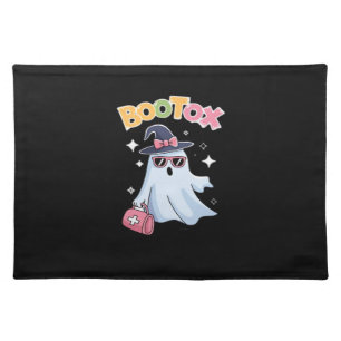Esthetician Botox Halloween Aesthetic Nurse Plasti Cloth Placemat