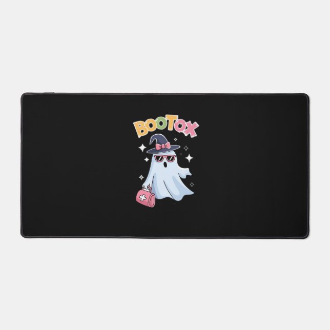 Esthetician Botox Halloween Aesthetic Nurse Plasti Desk Mat (Front)