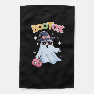 Esthetician Botox Halloween Aesthetic Nurse Plasti Garden Flag