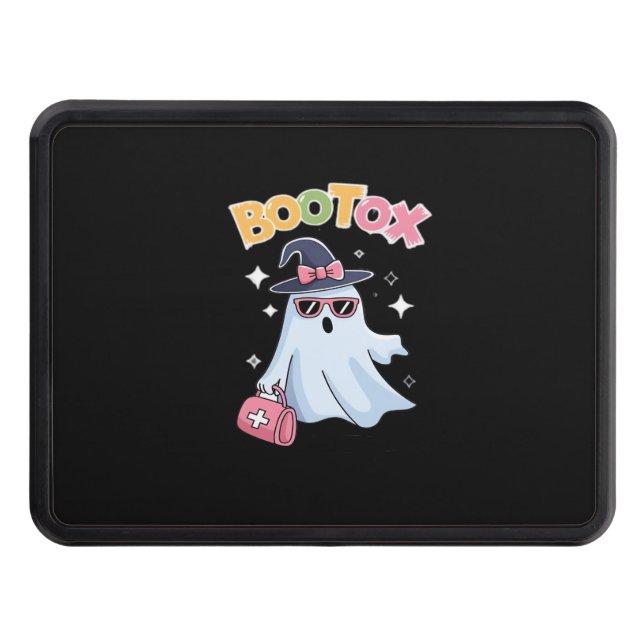 Esthetician Botox Halloween Aesthetic Nurse Plasti Hitch Cover (Front)