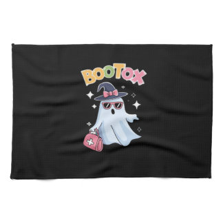 Esthetician Botox Halloween Aesthetic Nurse Plasti Kitchen Towel
