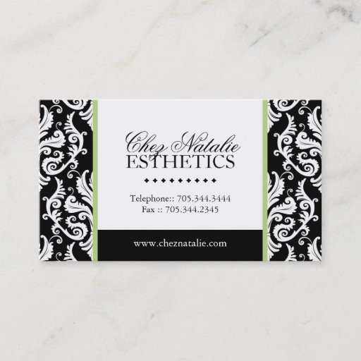 Customizable Esthetician Business Card