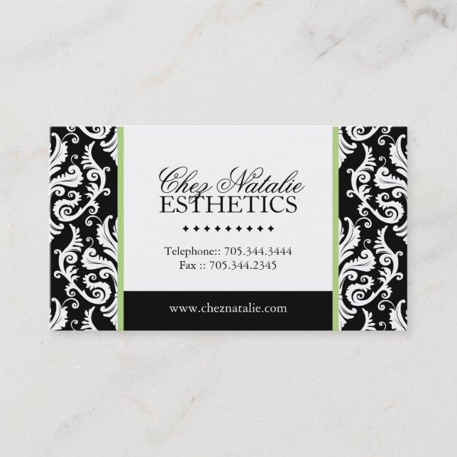 Esthetician Business Card (Front)