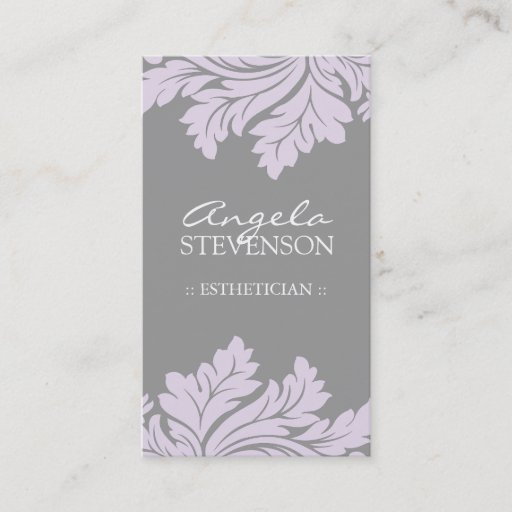 Customizable ESTHETICIAN BUSINESS CARD
