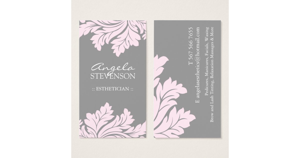 ESTHETICIAN BUSINESS CARD Zazzle