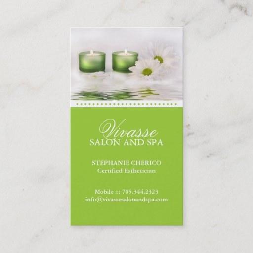 Customizable Esthetician Business Card
