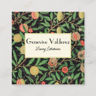 Esthetician Business Card, Hairstylist,Hairdresser Square Business Card