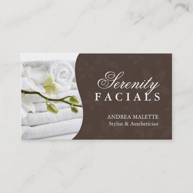 Esthetician Business Cards (Front)