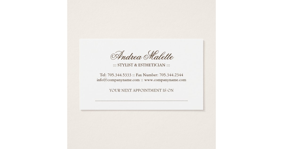 Esthetician Business Cards | Zazzle.com