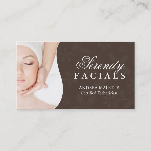 Esthetician Business Cards (Front)