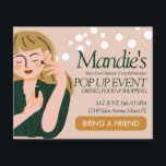 Esthetician Business Salon Pop Up Beauty Event  Flyer<br><div class="desc">Branding Business Postcards for estheticians -Pop Up Event Flyers</div>