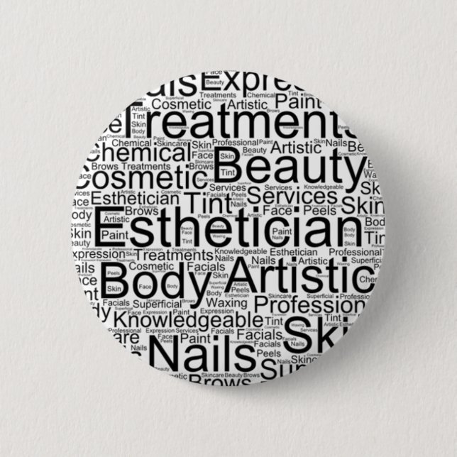 Esthetician Button (Front)