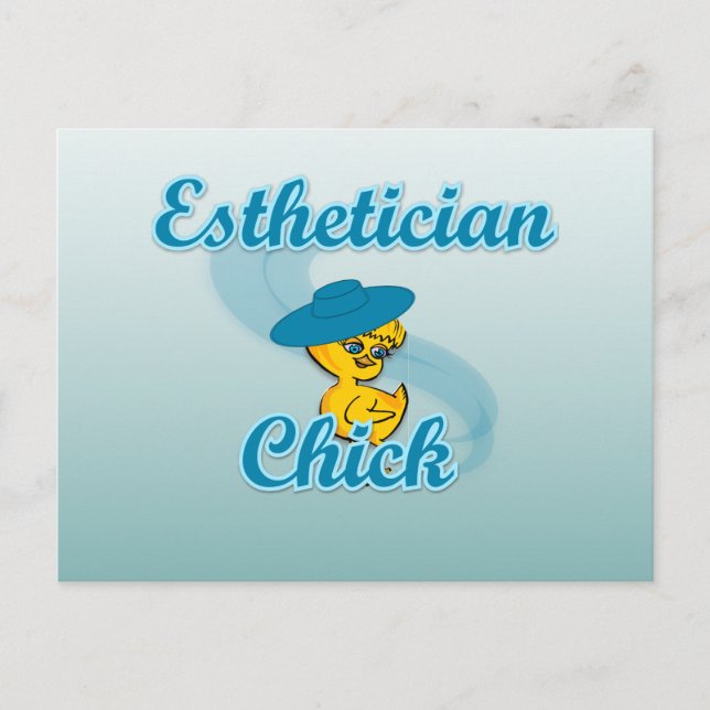 Esthetician Chick #3 Postcard (Front)