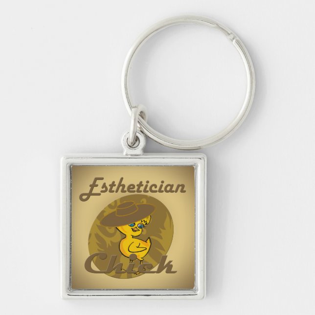 Esthetician Chick #6 Keychain (Front)