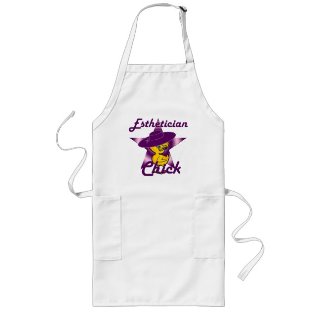 Esthetician Chick #9 Long Apron (Front)