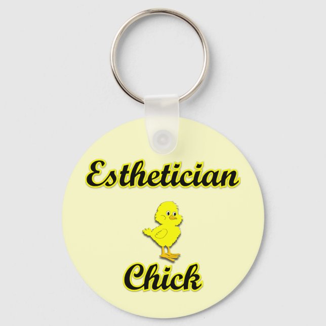 Esthetician Chick Keychain (Front)