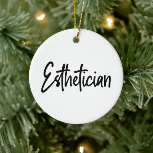 Esthetician Cosmetologist Beautician makeup artist Ceramic Ornament