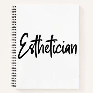 Esthetician Cosmetologist Beautician makeup artist Notebook