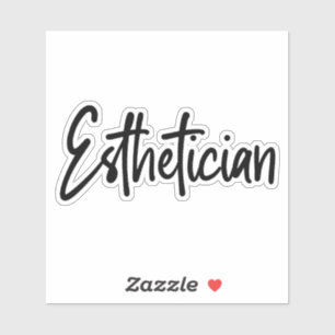 Esthetician Cosmetologist Beautician makeup artist Sticker