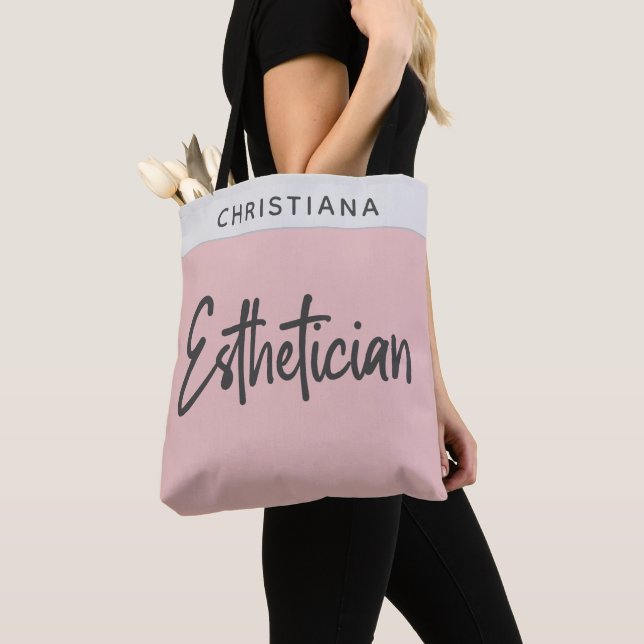 Esthetician Cosmetologist Beautician makeup artist Tote Bag (Close Up)