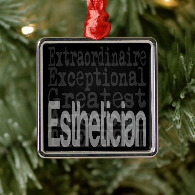 Esthetician Extraordinaire Metal Ornament (Tree)
